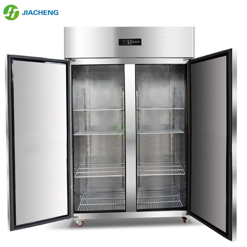 Jiacheng stainless steel kitchen freezers refrigerator frozen four-door upright freezer air cooled