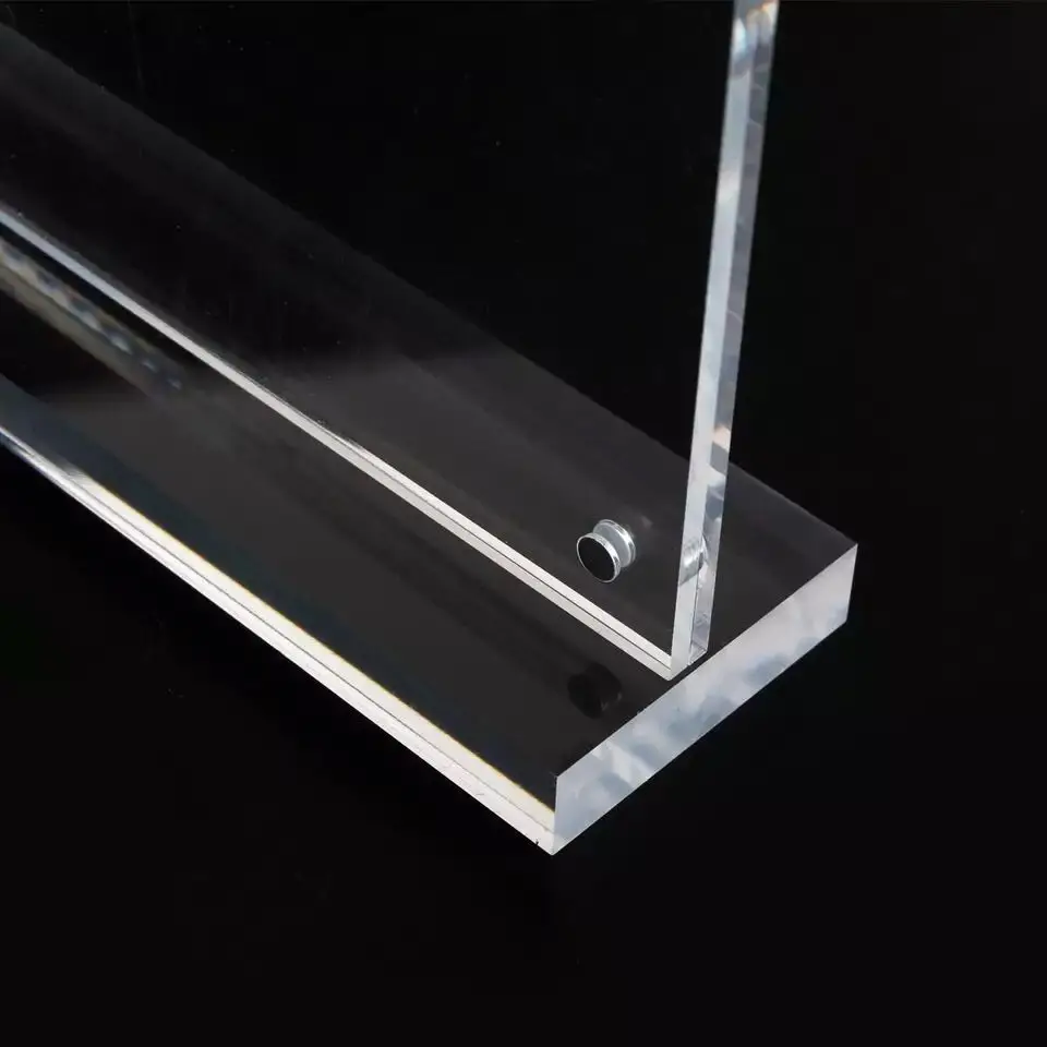 
Acrylic slant sign holder, acrylic table top sign holders , A3 A4 A5 plexiglass L shaped slanted sign holder 