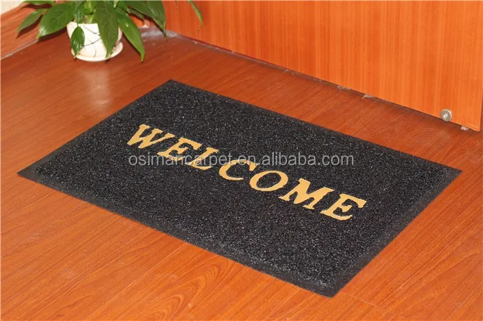 Foot Cleaning Plain Embossed Mesh Door Mat