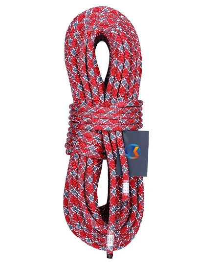 9.8mm 10.5mm 11mm abseiling rope rock climbing single braided nylon 66 rope