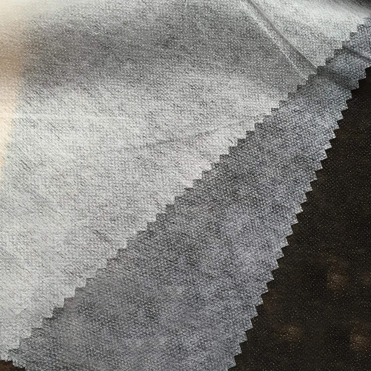 100% Polyester Non Woven Shirt Collar Fusing Interlining	Fabric