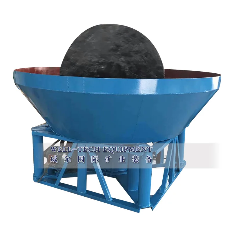 1200 China Wet Pan Mill For Gold Grinding Machine