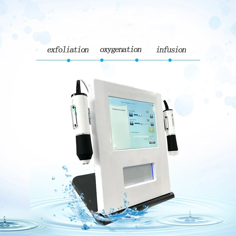 Лидер продаж, аппарат для красоты лица с кислородной струей, многофункциональный аппарат для лица с кислородной пузырькой CO2, сертификация CE