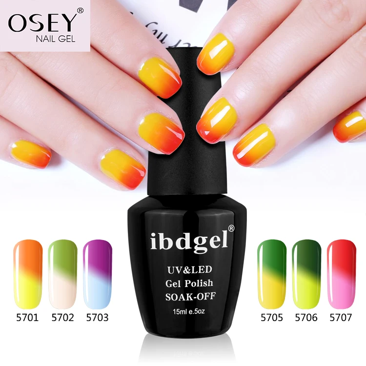 ibdgel Temperature Changing gel nail polish starter kit Uv Led Gel Nail Polish