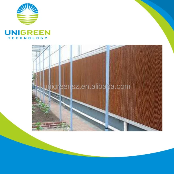 High Water-absorbing Cooling System Wall mounted Evaporative Cooling Pad for Greenhouse
