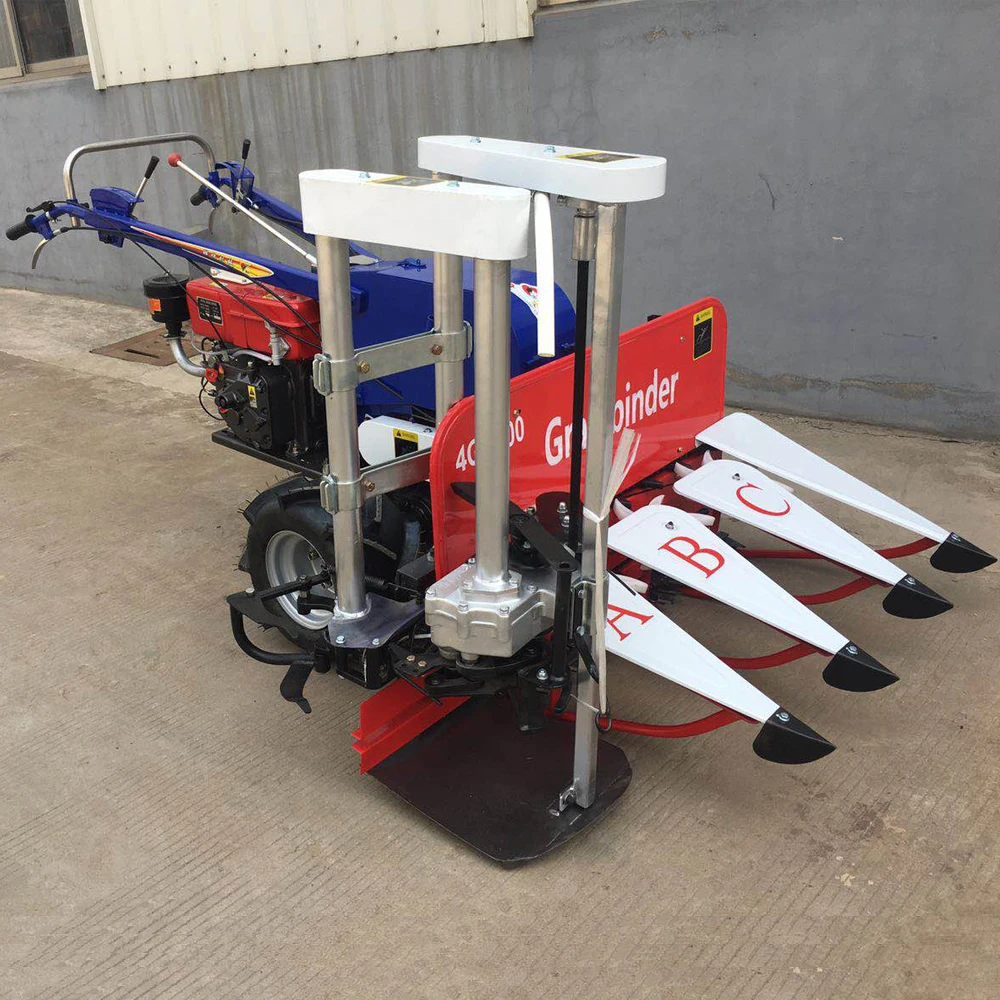 Mini Rice Paddy Cutting Machine Grain Reap Binder Wheat Reaper For Sale