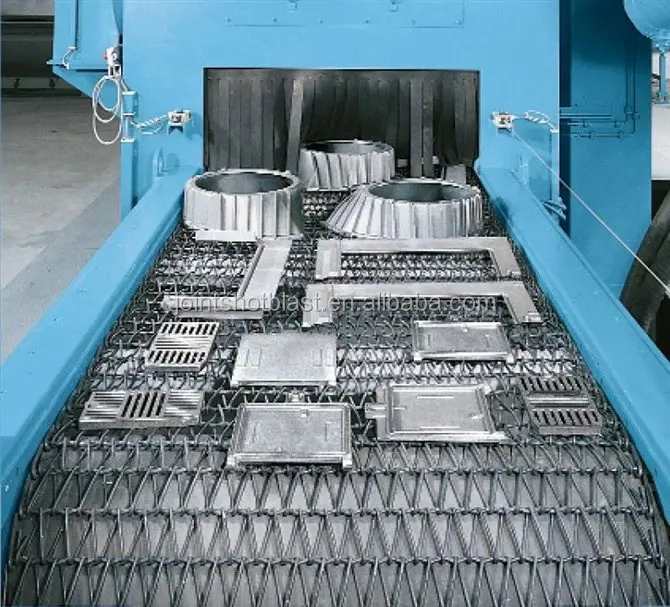 new surface blast machine roller chain shot blasting machine