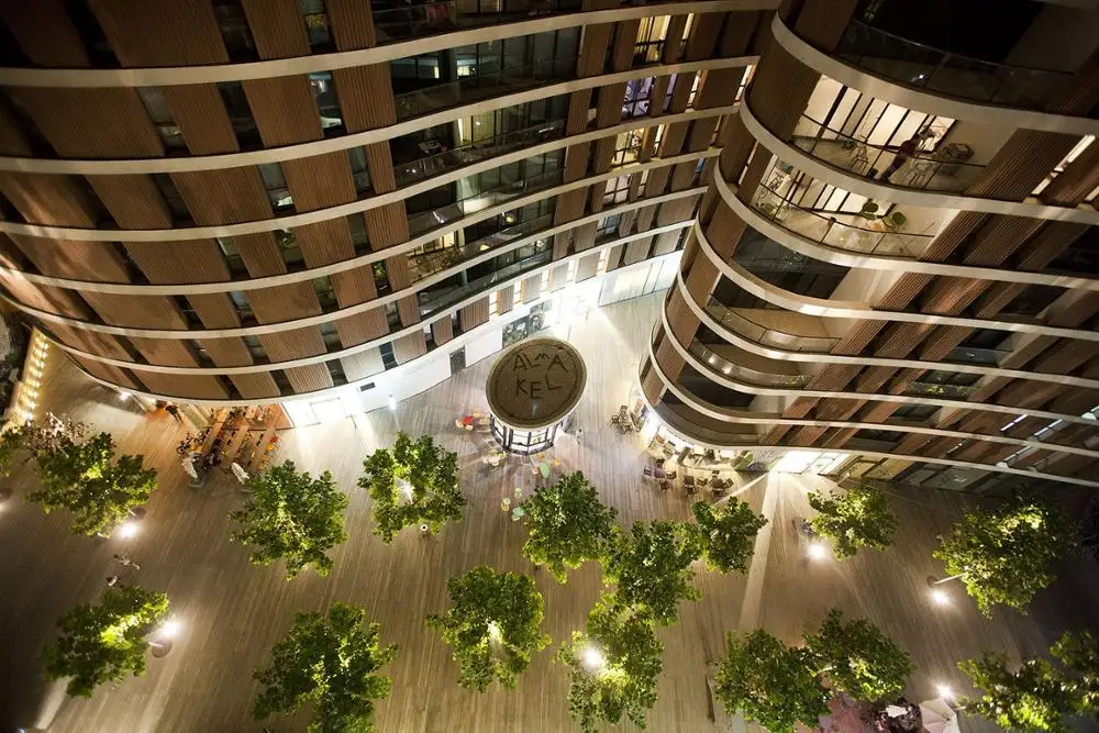 UV Resistance Solar Shading Facade And Partition WPC Wall Cladding