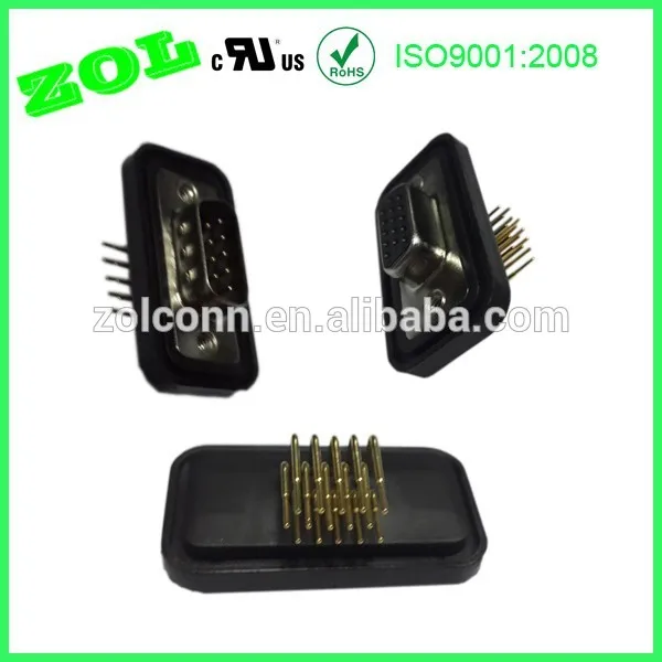 Zol d-sub 15-контактный муёской водонепроницаемый разъем