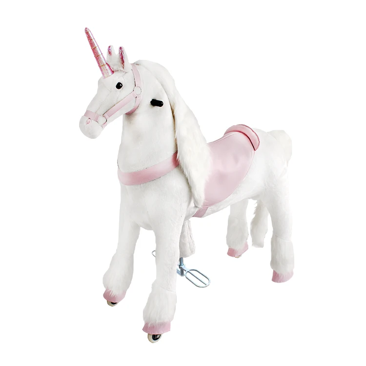 Well Priced adult pony ride on toys walking toy unicorn