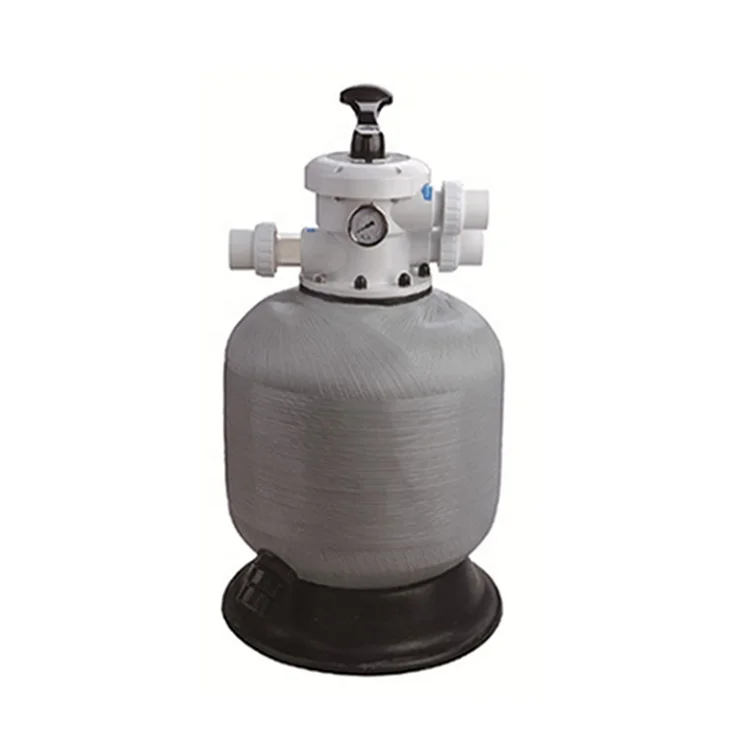 High quality Top mounted sand filter made in fiberglass for swimming pool filtration
