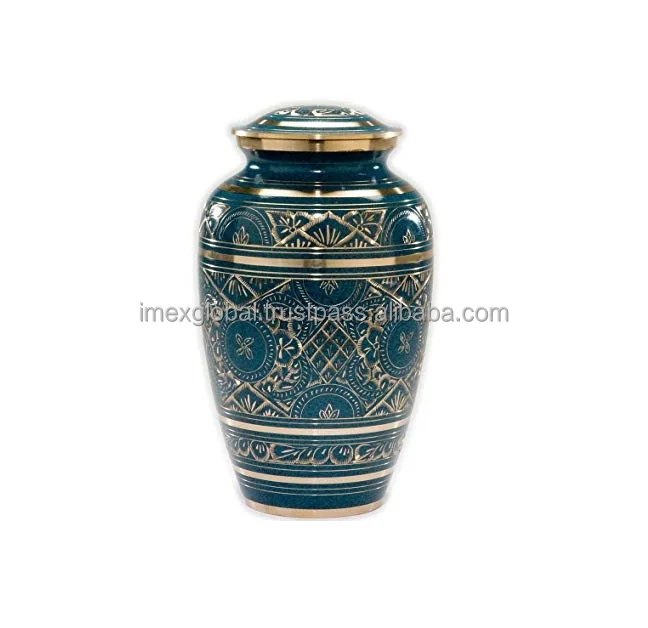 Customized Stainless Steel Cats Box Logo Pet Caskets With Haul Design Adult Cremation Urn antique cremation urn