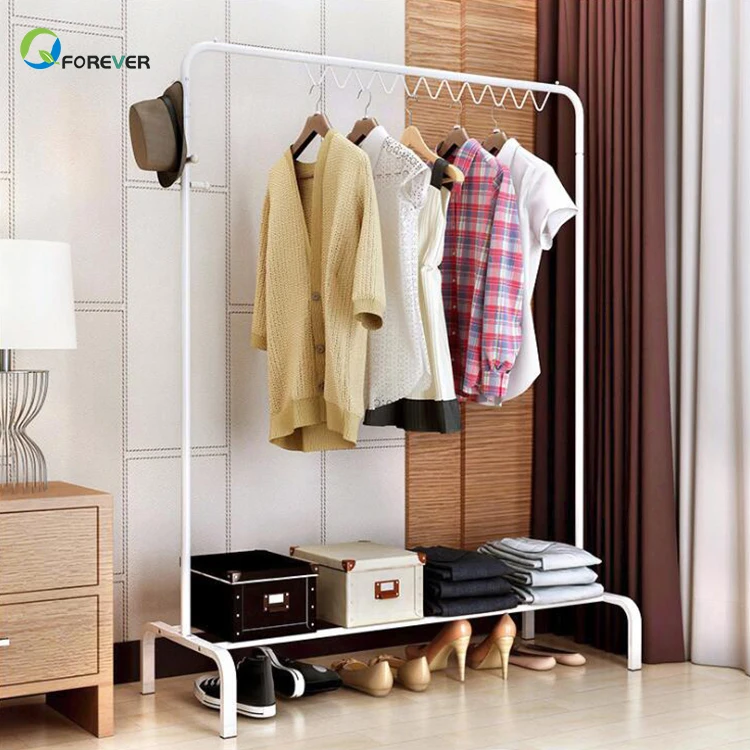 Household Coat Rack Modern Minimalist Wardrobe Clothes Rack