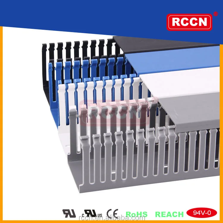 2022 Guaranteed quality Rccn blue white gray black pvc cable trunking HVDRF