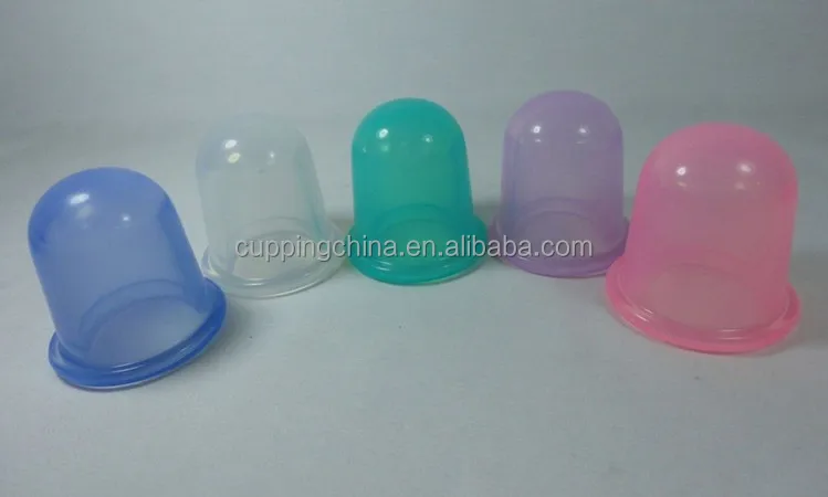 High Quality Natural Silicone Suction Vacuum Massage Cupping Set 12 Cups for Body Cupping Cups