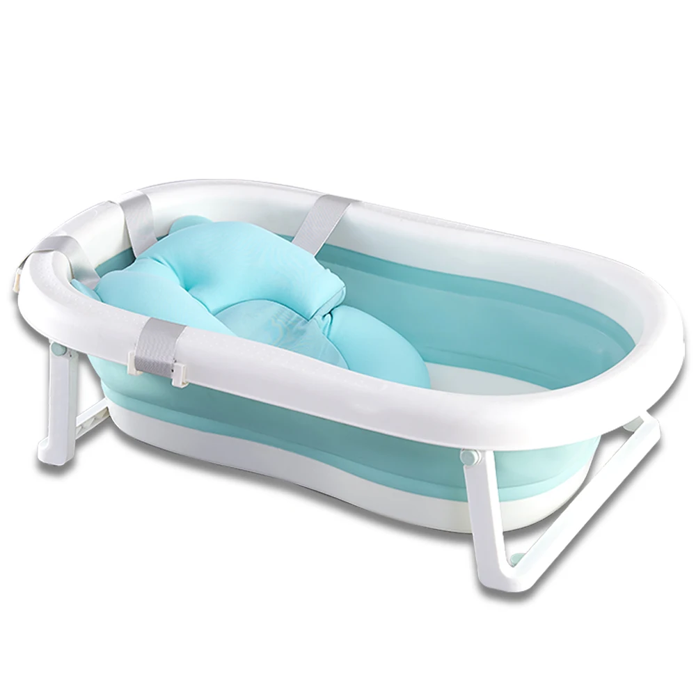 Wholesale new portable pp plastic folding baby bath tub