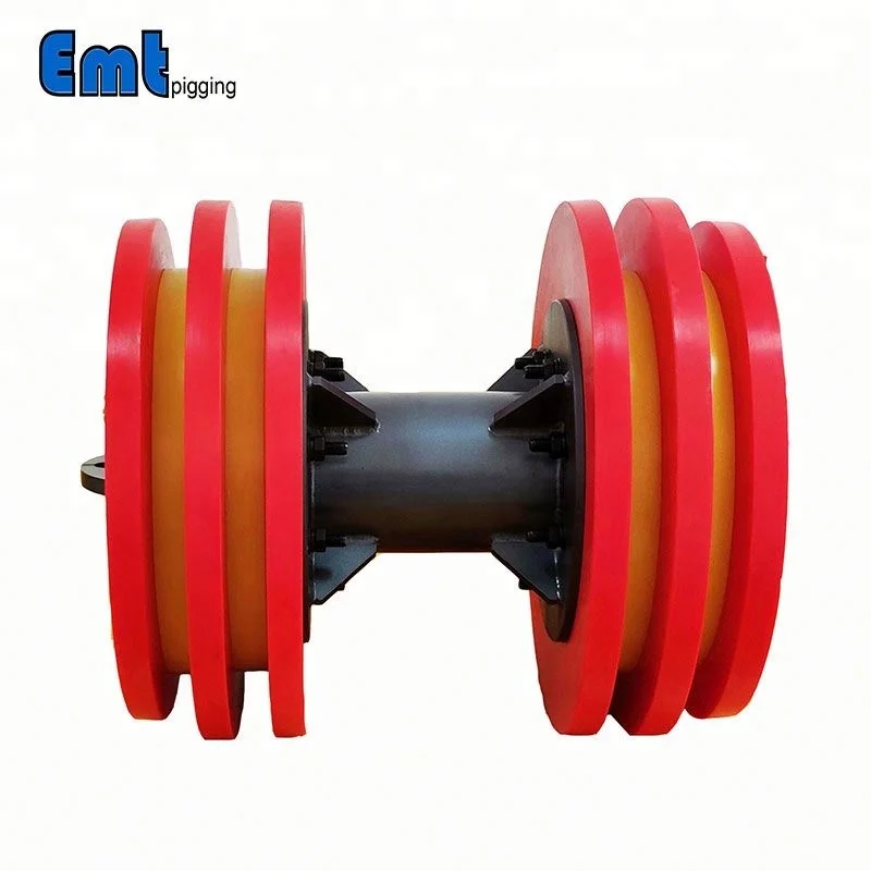 Customized Polyurethane 6 Disks Pig For Pigging System For Pipe Cleaning