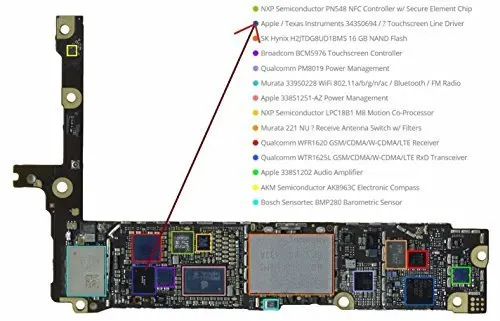 
Repair Parts unlocked original Phone Motherboard for iphone 7 plus 128gb 