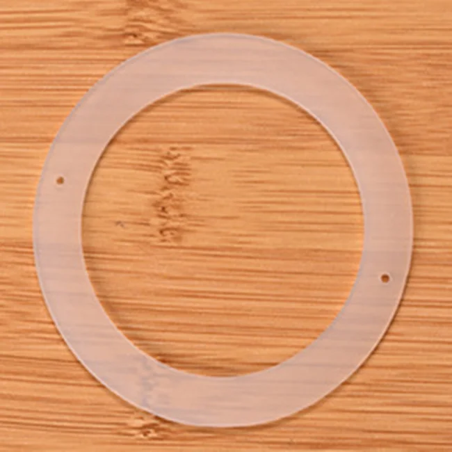 Different size round food storage glass jar with different lid