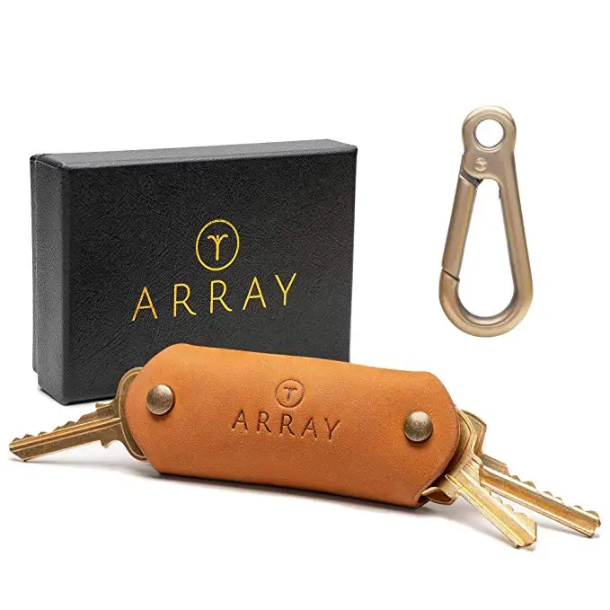 
High Quality Smart Keychain Custom Leather Key Holder Organizer Cases With Pure Copper Carabiner  High Quality Smart Keychain Custom Leather Key Holder Organizer Cases with Pure Copper Carabiner (62159431893)