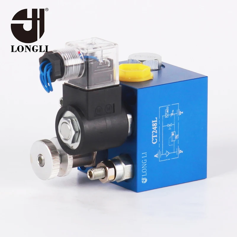 Твердая репутация LL258 12 вольт гидравлический блок клапанов единиц power pack