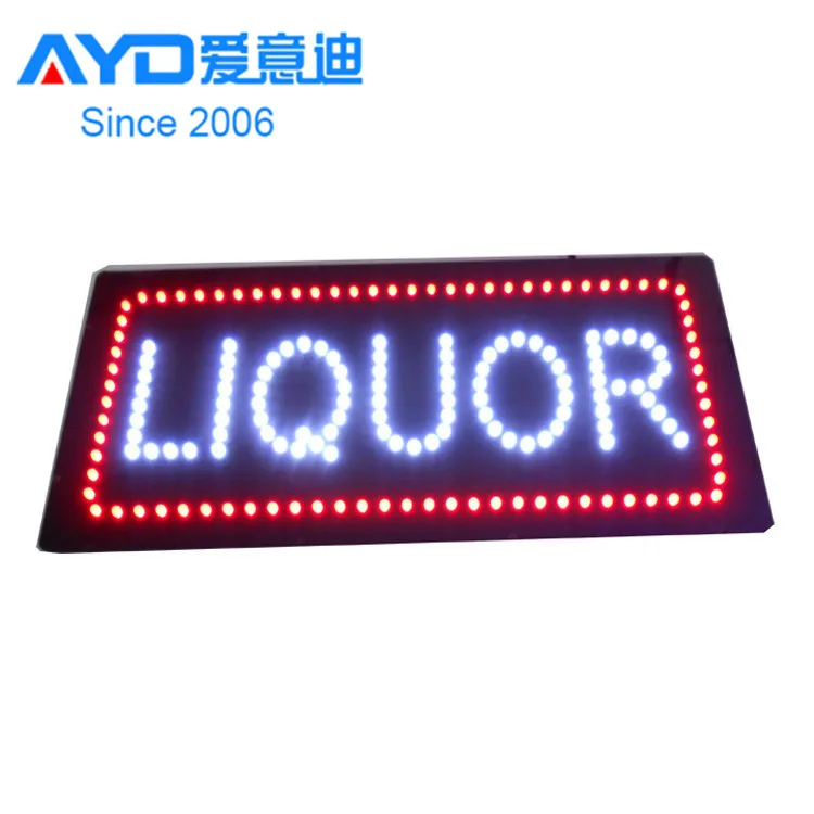 Hot Cake Flasher Liquor Shop LED Advertising Screen Indoor LED Display Factory Supplier