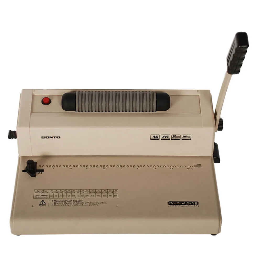 manual spiral wire binding machine from bright office stationery