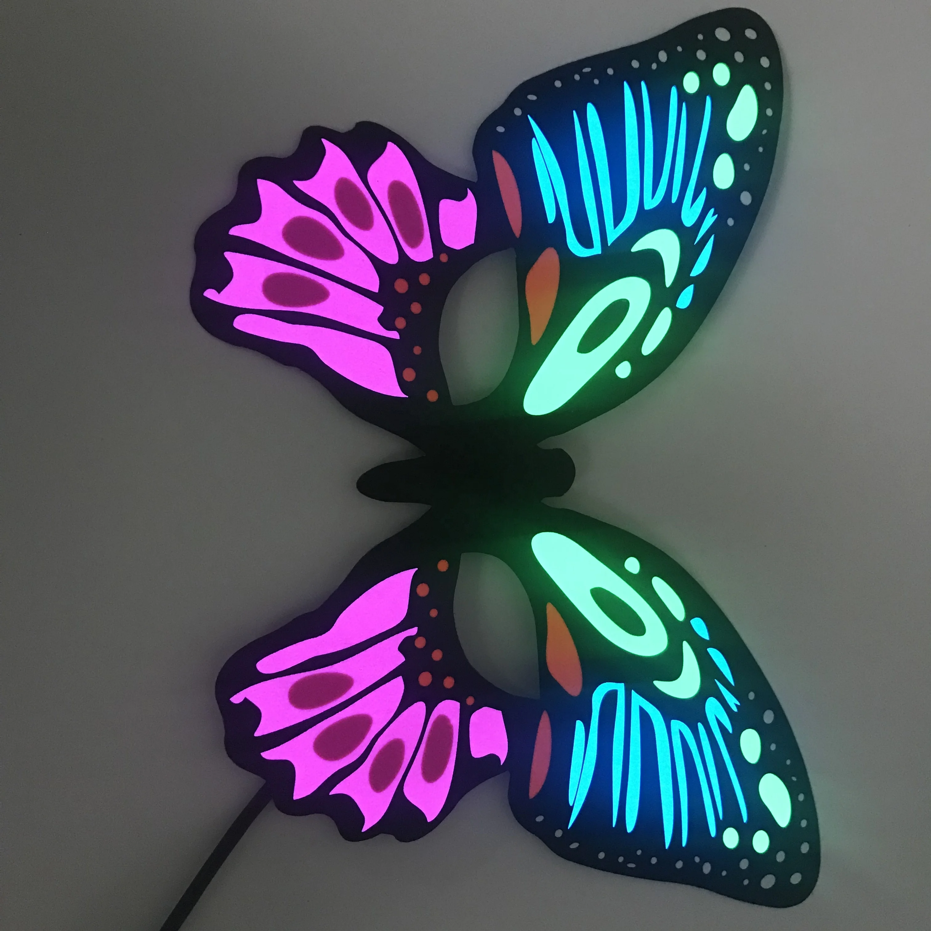 Hot sale  flexible customized LED light el light panel  for decoration