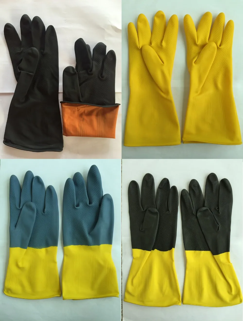 60g household latex gloves of the kitchen water proof gloves cleaning gloves manufacturer