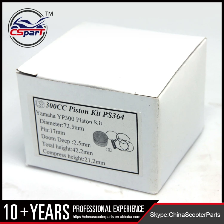 72.5MM Piston Ring Kit VOG LINHAI YP VOG 300cc Tank Touring JCL FeiSheng Gsmoon ATV Buggy Scooter Parts