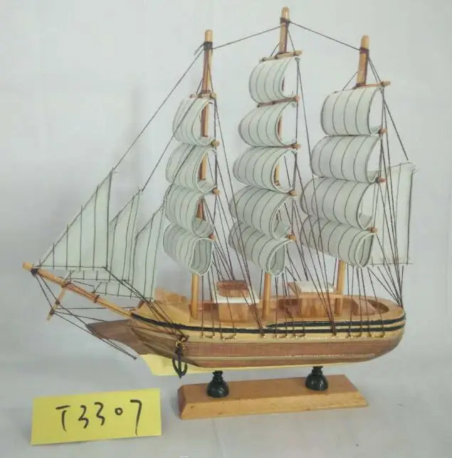 Length 33 CM Mix Style Antique Style Historical Tall Ship Model For Maritime Decoration PS014