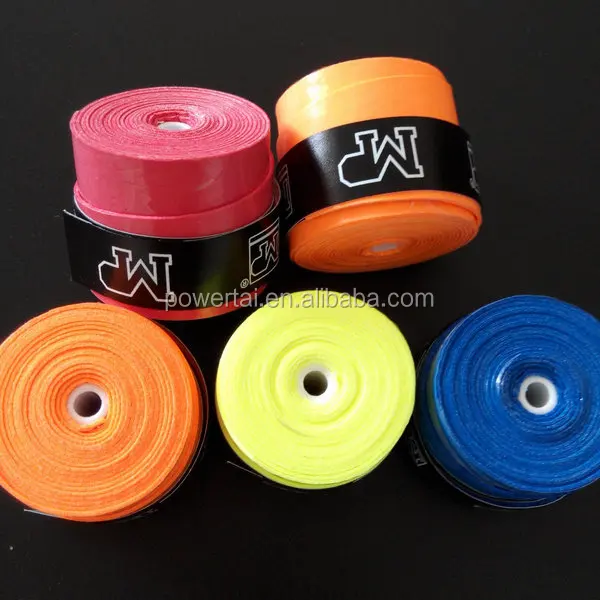 Суперклейкие итальянские теннисные ручки из полиуретана, Настраиваемые блестящие ручки