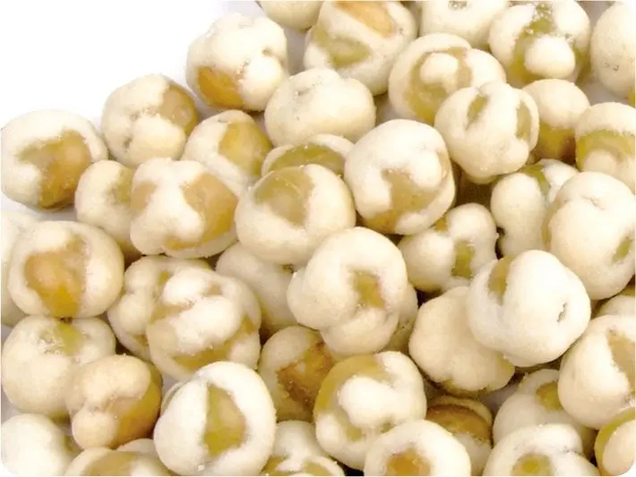 Good taste wasabi flavor green peas OEM service