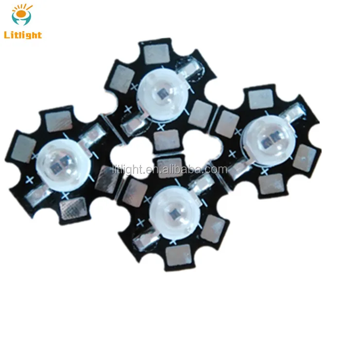 IR+White dual color 3000K/4000K/6000K+660nm 730nm 760nm 780nm 810nm 830nm 850nm/880nm/940nm/980nm/1050nm High Power 3W LED Diode