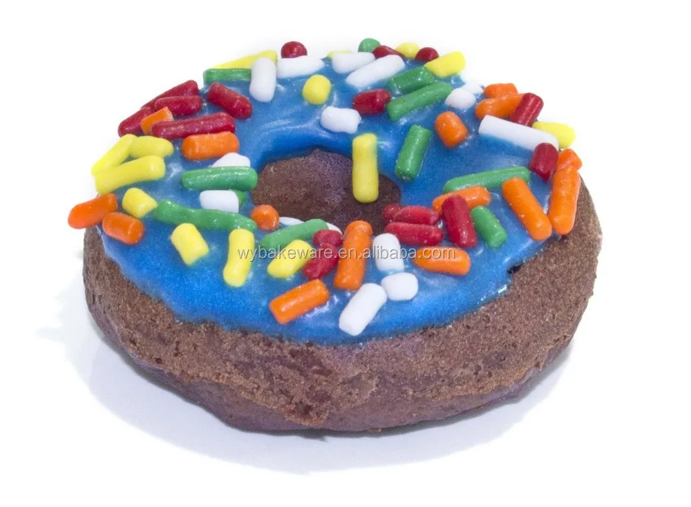 Okay Bakeware Cutie Mini Donut Pan, Makes 30 Miniature Donuts, Black