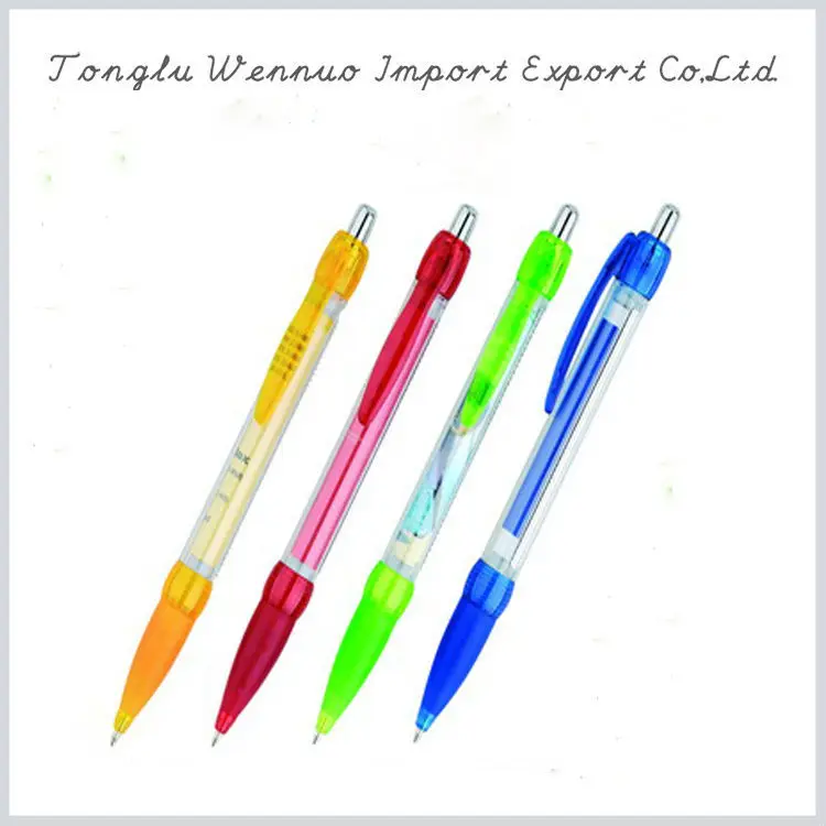 
good quality metal clip 14mm calendar cheap pull out banner pen 