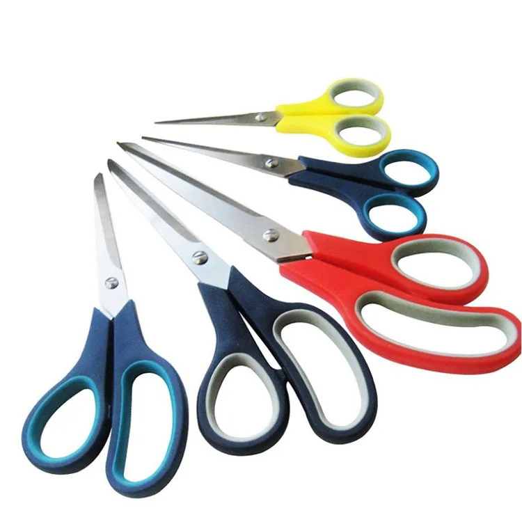Stainless Steel MultiPurpose Scissors Set 5 Pieces Comfort Grip Scissors For Fabric Leather Paper Clothes