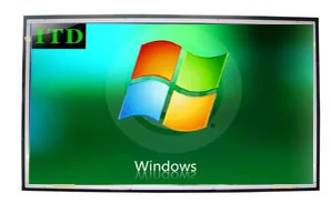 32 inch high brightness open frame lcd monitor with AR glass for outside kiosk/advertising