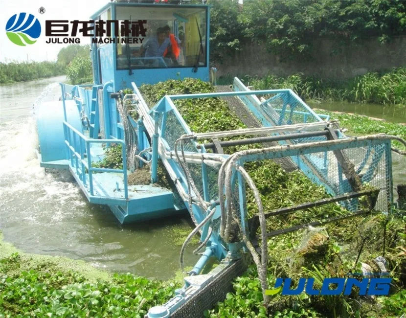 Водный комбайн для сорняков/Спасательный корабль для мусора/Водяной Гиацинтовый комбайн