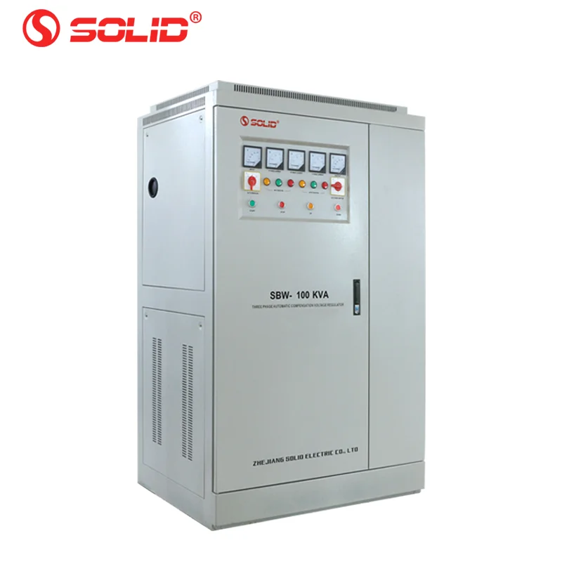 
Servo Type Voltage Regulator 100KVA 120 KVA 150KVA AC 380V 440V Three Phase SBW Industrial voltage stabilizer 