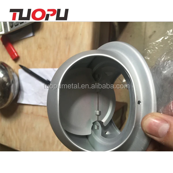 Exhaust Air Vent Cover with damper Aluminum flap air vent capfor sale