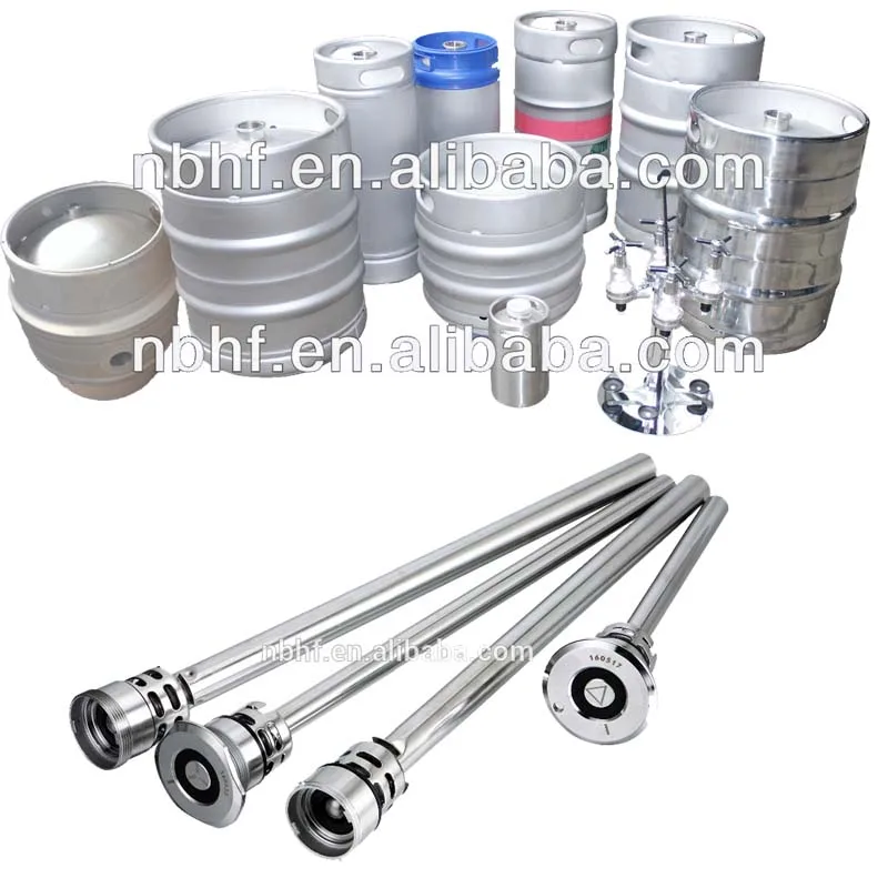 30L American beer keg brewing kegs, with beer extractor tubes valves, for beer