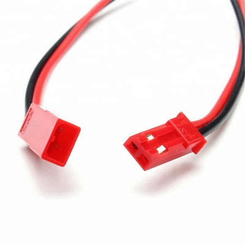 T plug to jst soft silicone wire switch cable connector male female