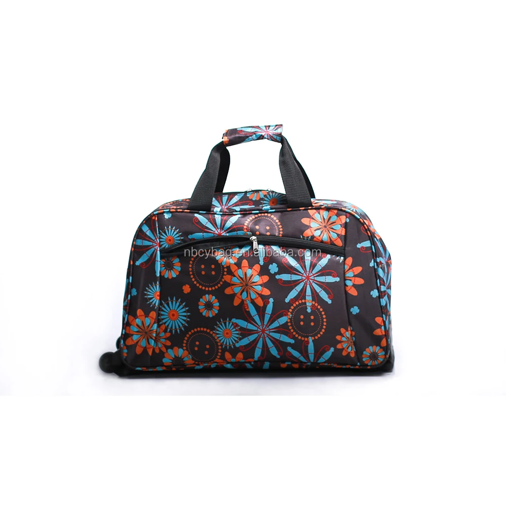 Chiyuan two wheels Mini handle duffel travel trolley bag