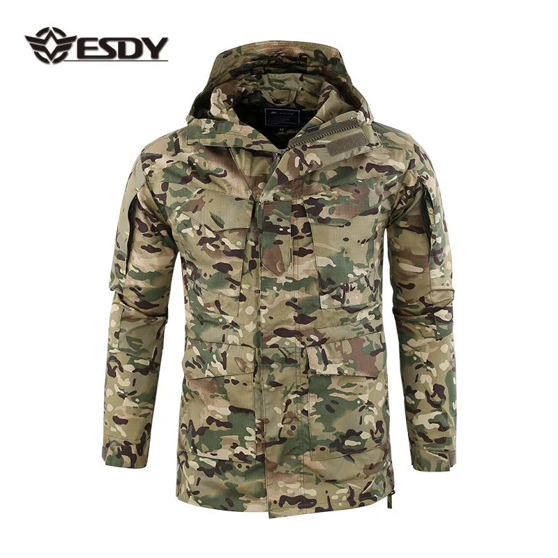 ESDY Jackets men outdoor tactical windbreaker jacket combat windbreaker