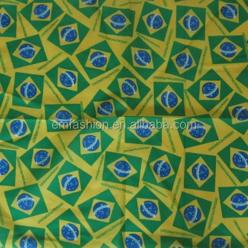 Spain Genmary Portugal National UK USA Brazil National Flag Print Headband Bandana