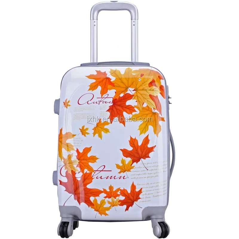 PC Film Printing Design Cabin Suitcase Hand Trolley Luggage Traveling Bags Smart Luggage