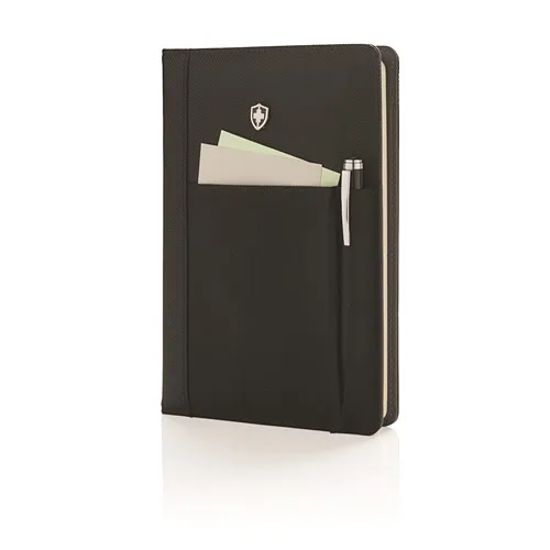 Swiss Peak refillable notebook and pen set