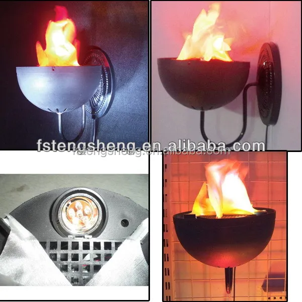 2020 New Product Fire Works Machine Halloween Holiday Lightings Led Lamp Silk Flame Light