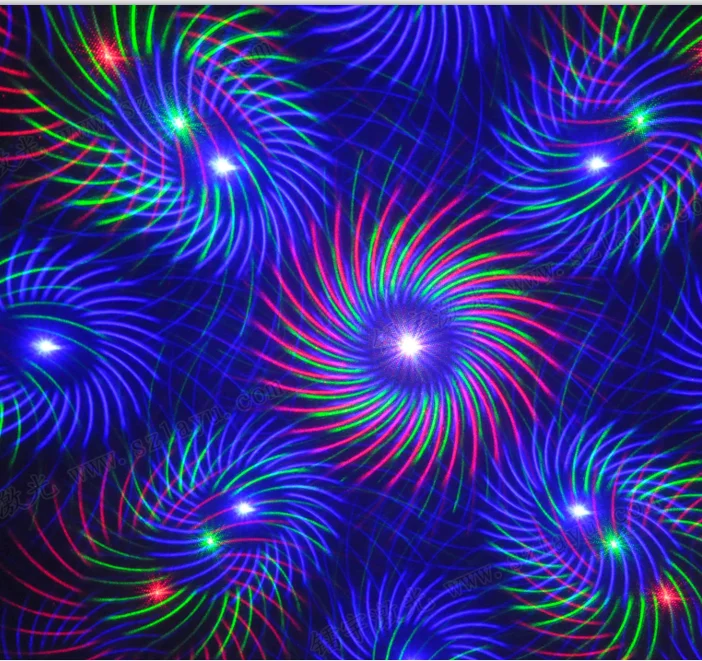 Hot sale ktv disco dj lazer stage mini grating dmx512 firefly RGB laser projector light show system